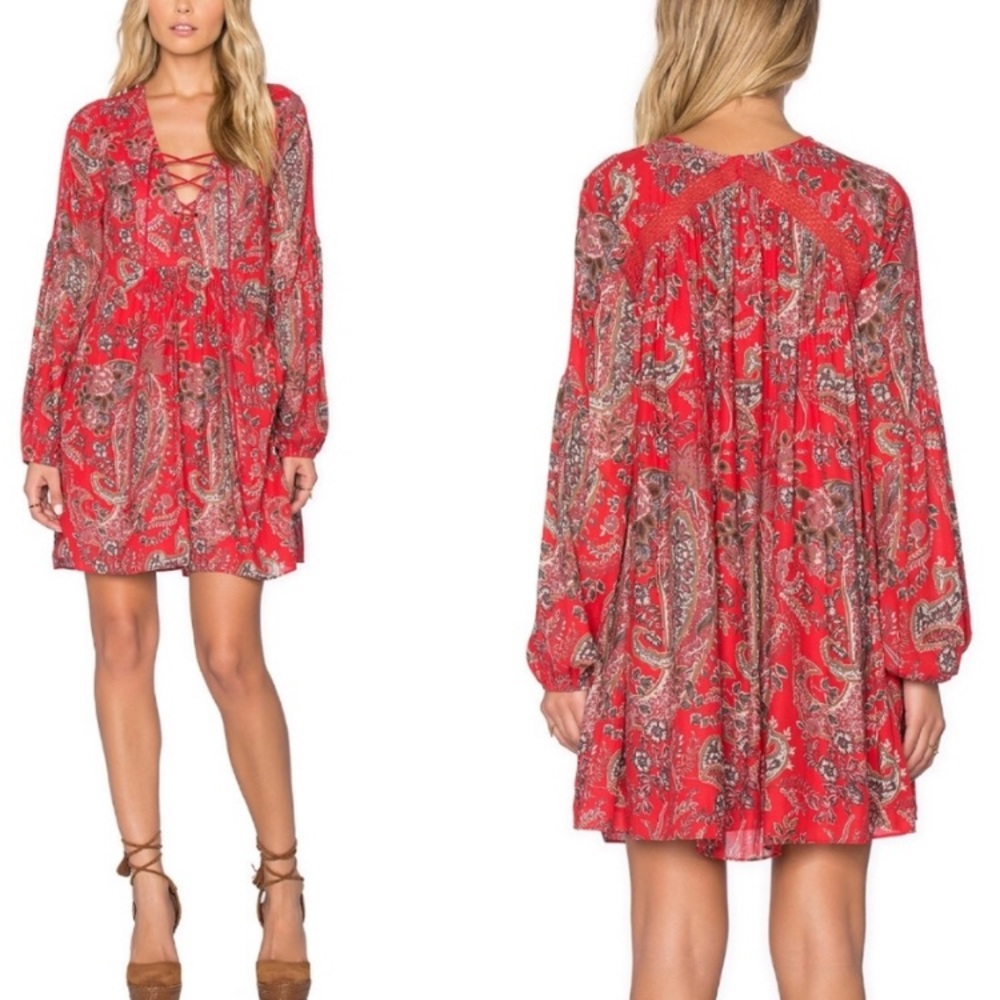 PRISTINE ‼️ FREE PEOPLE “RAIN OR SHINE” DRESS‼️
